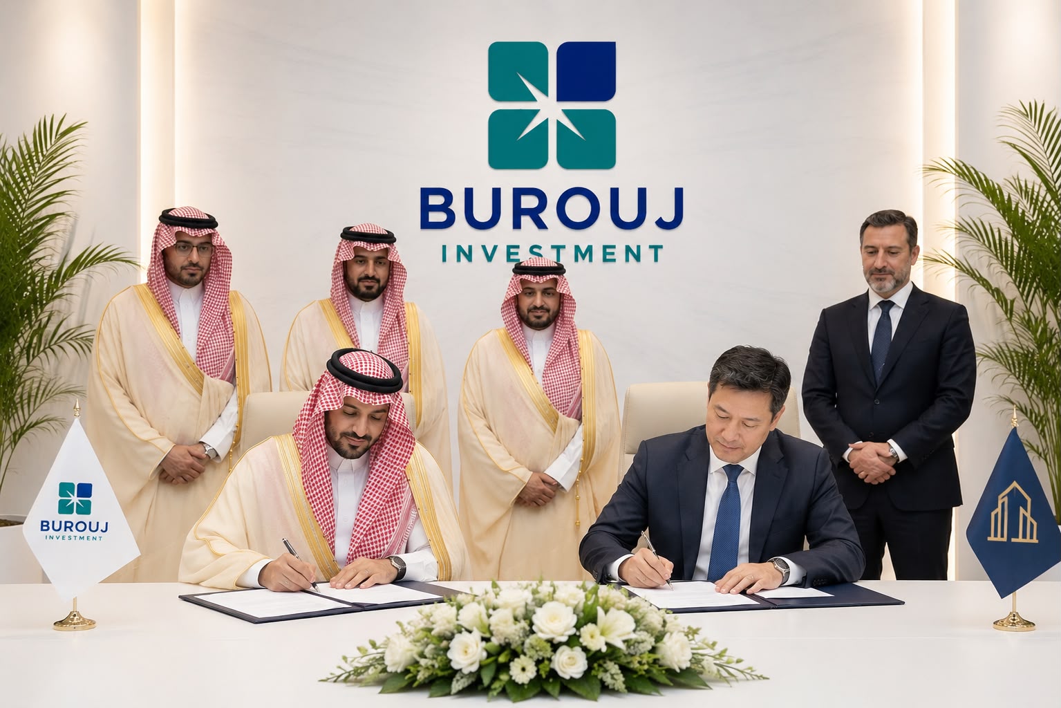 Burouj Investment partnership signing ceremony