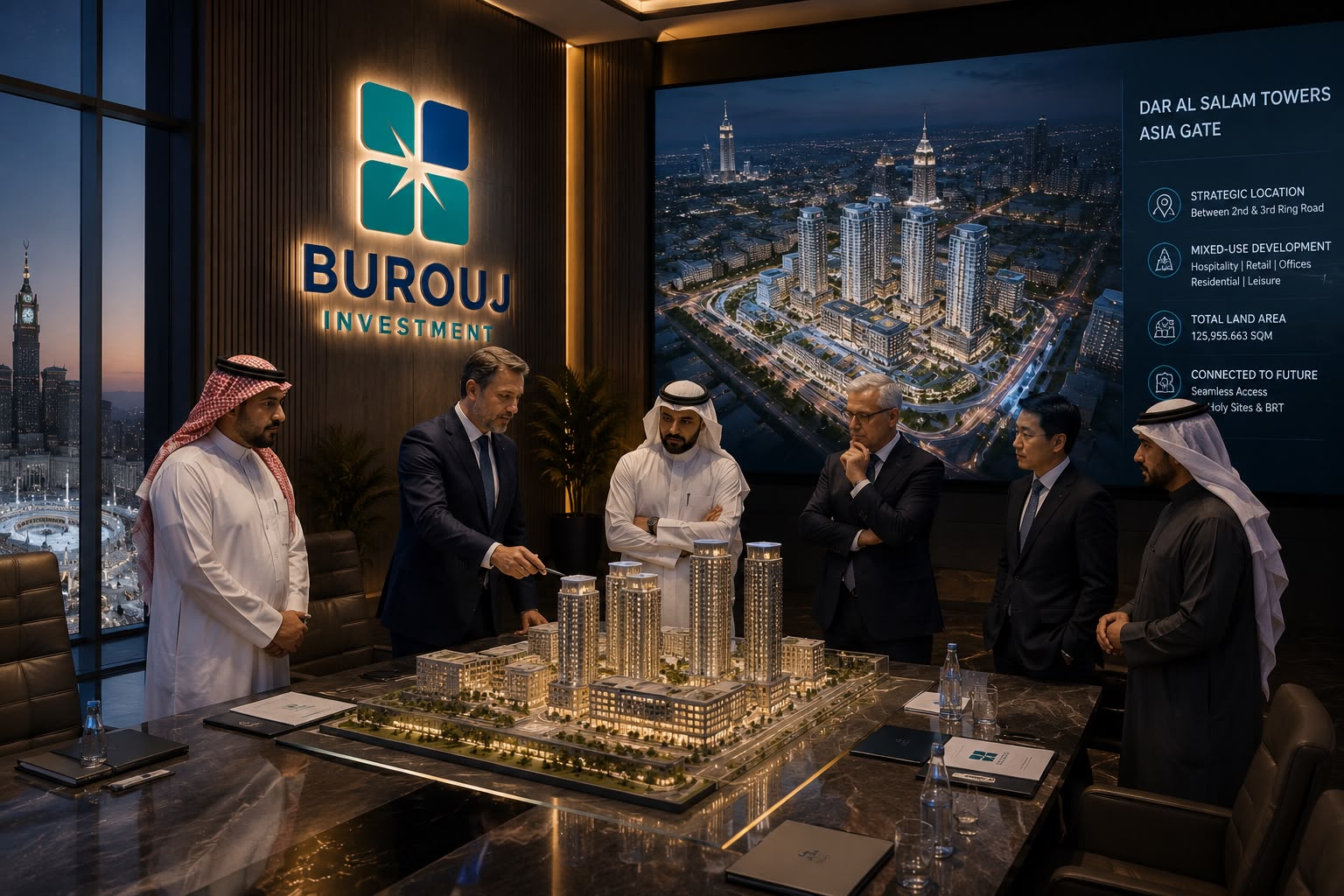 Dar Al Salam Towers — Asia Gate project model and rendering